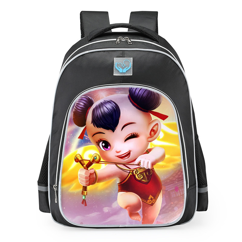 Smite Cupid Lucky Baby Fuwa Skin School Backpack