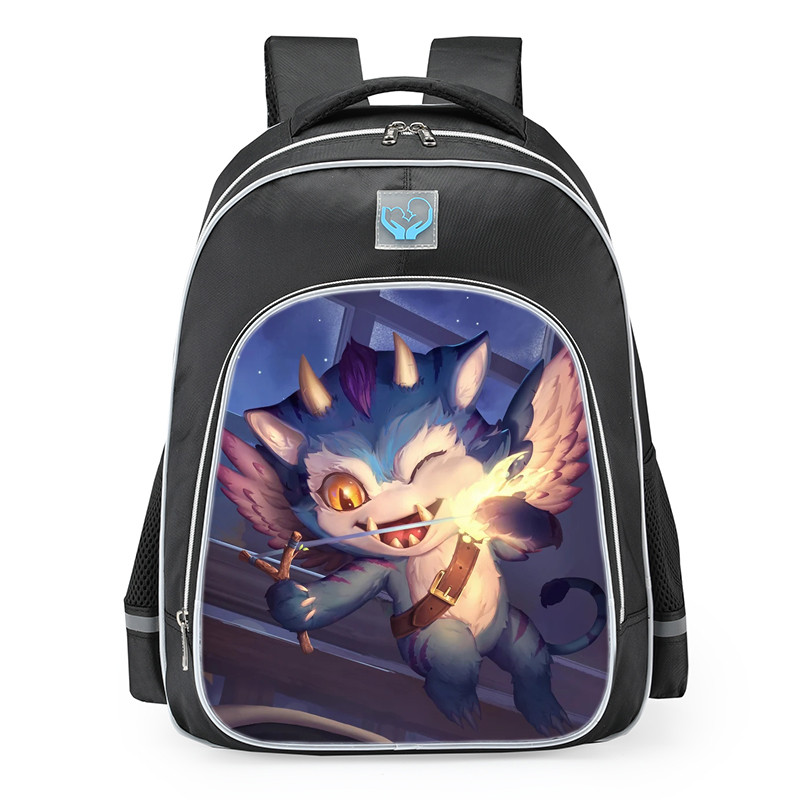 Smite Cupid Spooky Nightmares Skin School Backpack