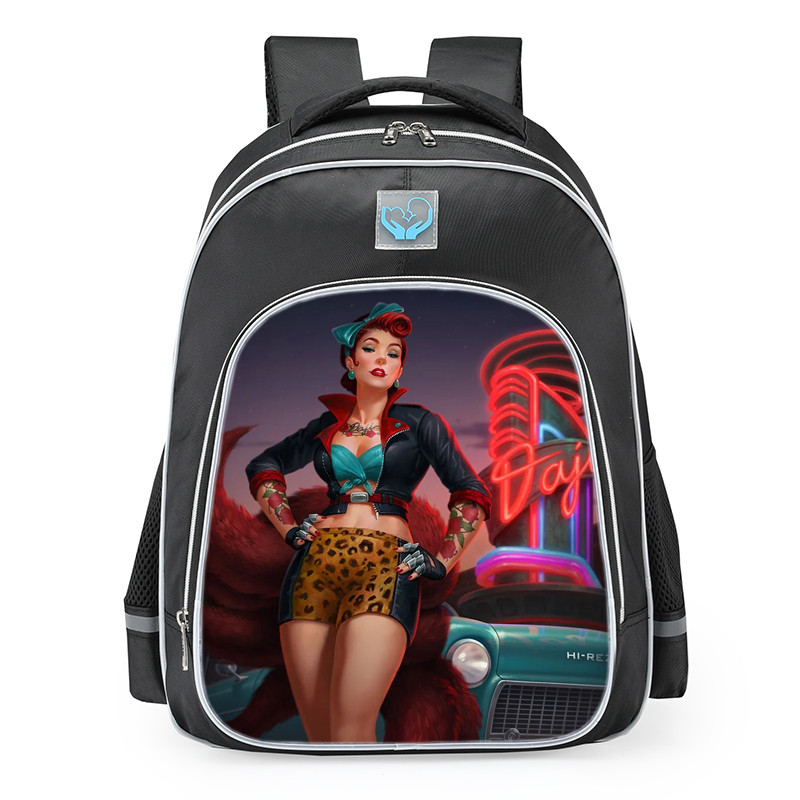 Smite Da Ji Foxy Lady Skin School Backpack