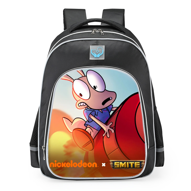 Smite Danzaburou Rocko Skin School Backpack