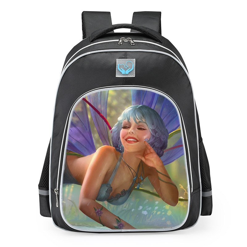 Smite Discordia April Showers Skin School Backpack