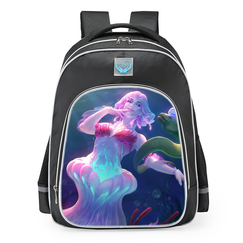 Smite Discordia Lady Of The Sea Skin School Backpack