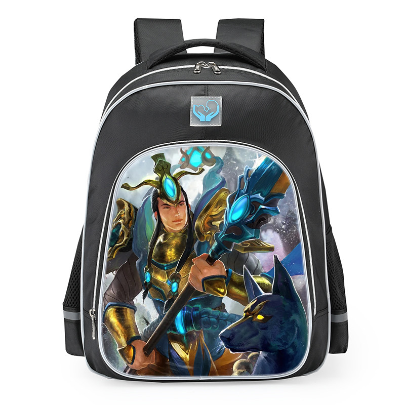 Smite Erlang Shen Golden Skin School Backpack