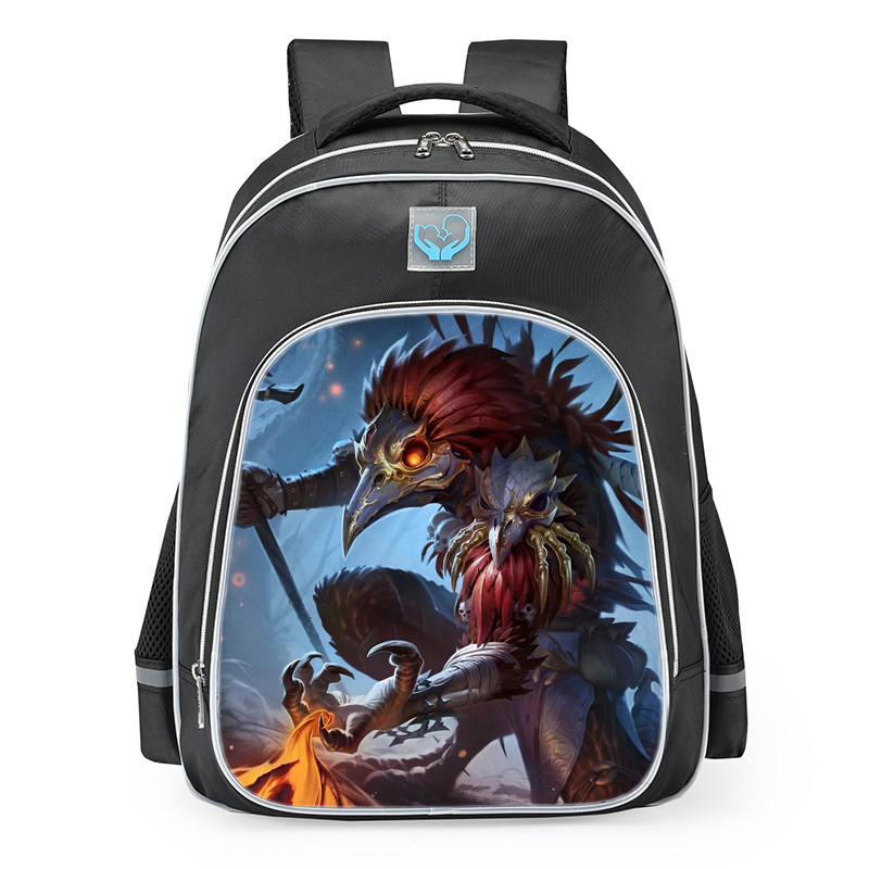 Smite Ah Puch Necrowmancer Skin School Backpack