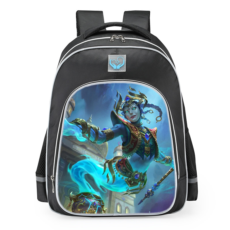 Smite Baba Yaga The Elder Djinn Skin School Backpack