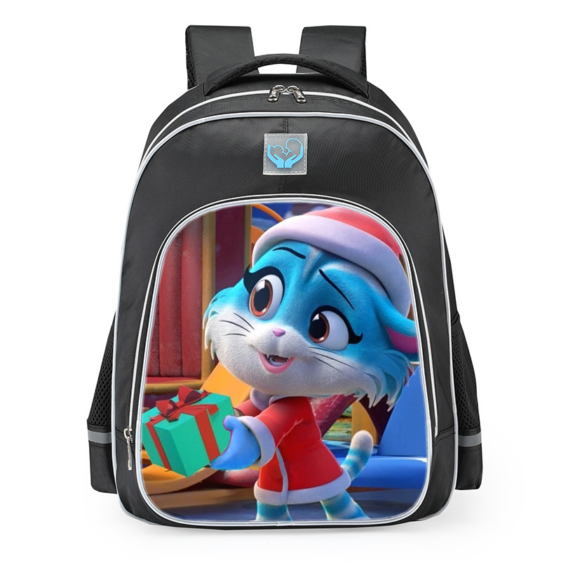 44 Cats Glitter School Backpack