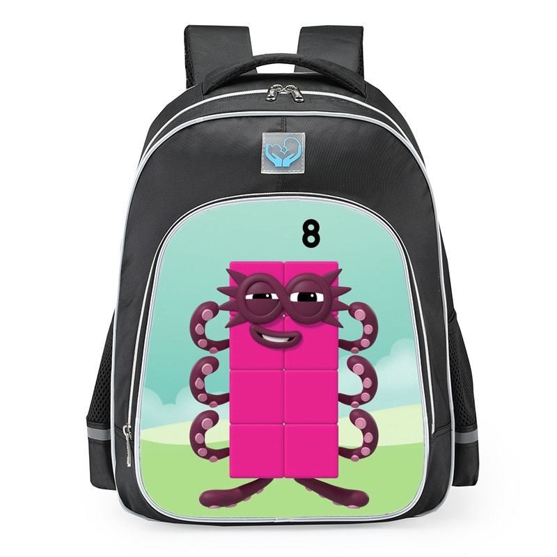 Number Blocks Number Eight School Backpack