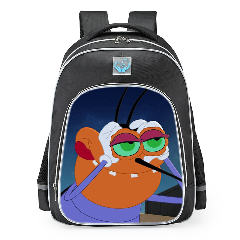 Oggy And The Cockroaches Dee Dee School Backpack