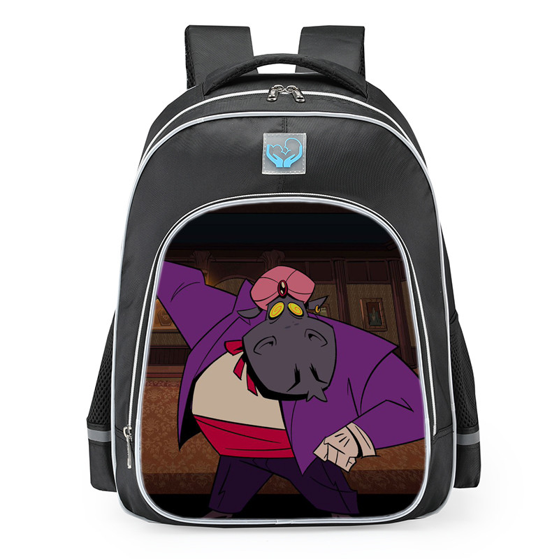 Rise of the Teenage Mutant Ninja Turtles Hypno Potamus School Backpack