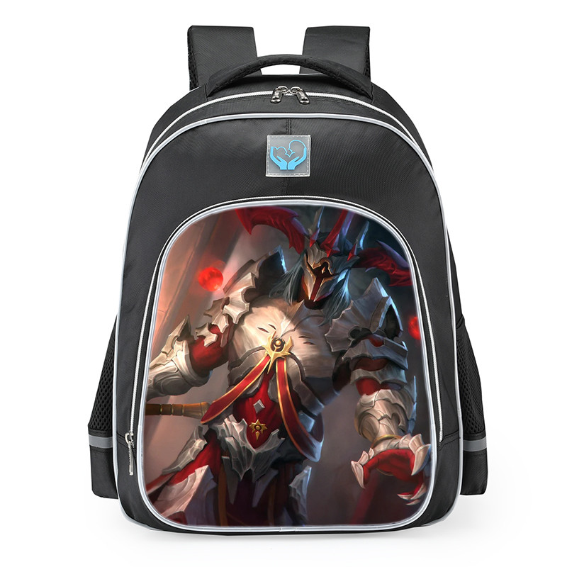 Smite King Arthur Crimson Authority Skin School Backpack
