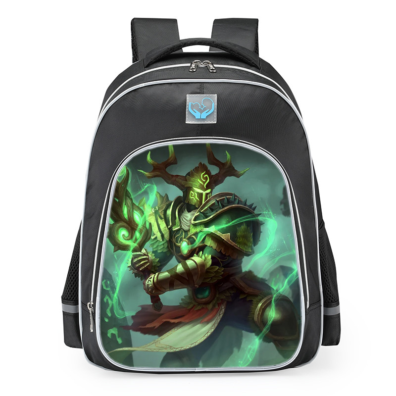 Smite King Arthur The Green Knight Skin School Backpack