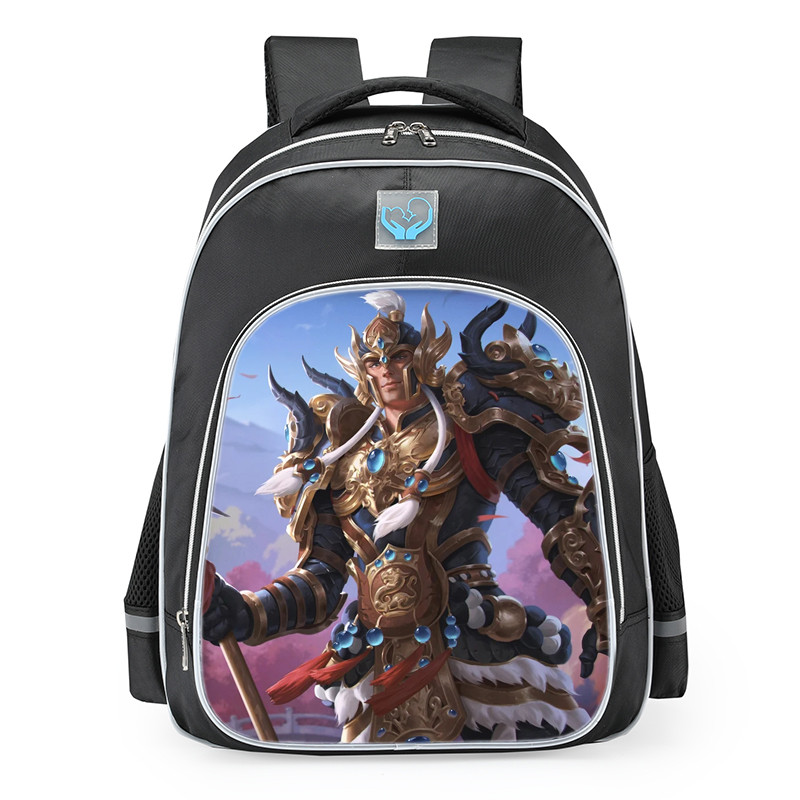 Smite Erlang Shen Regal Warrior Skin School Backpack