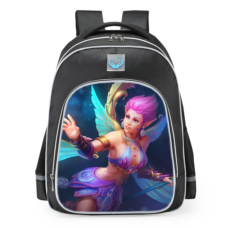 Smite Eset Crystal Fae Skin School Backpack