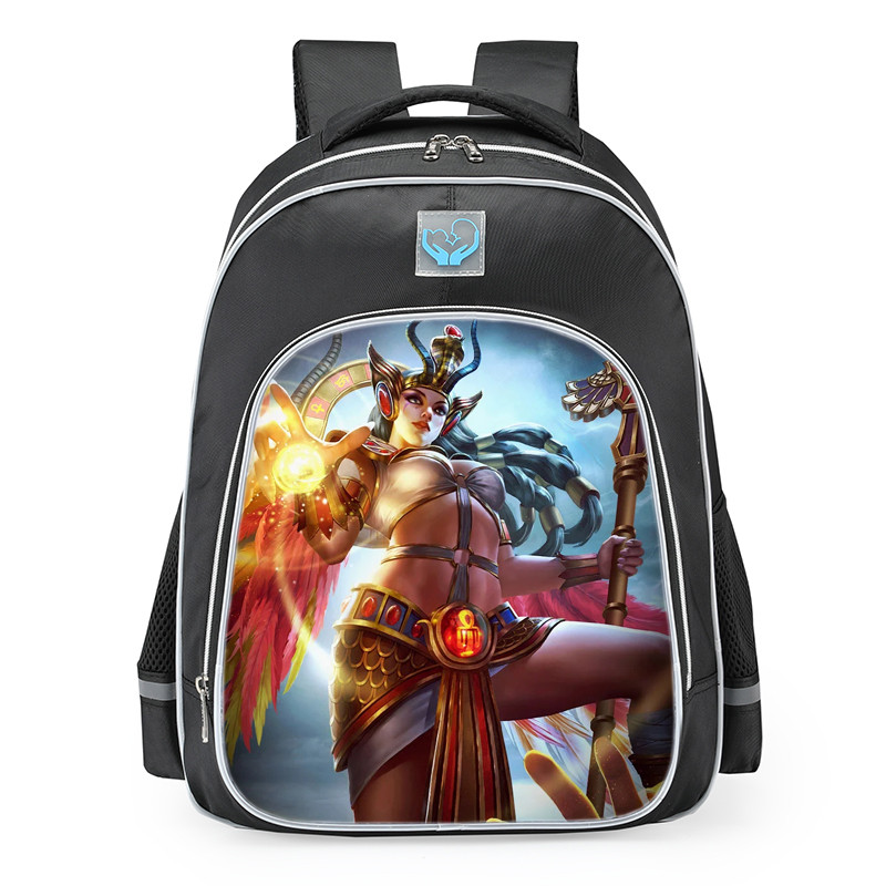 Smite Eset Desert Omen Skin School Backpack