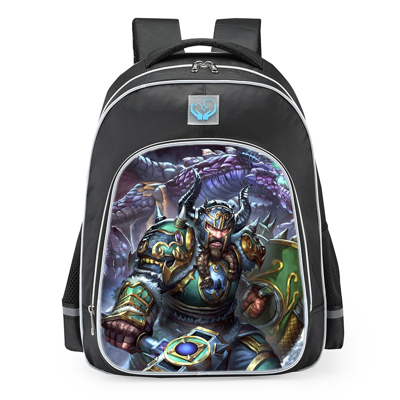 Smite Fafnir Covetous Skin School Backpack