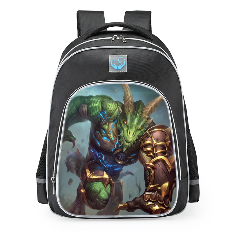 Smite Fenrir Brutal Dragon Skin School Backpack