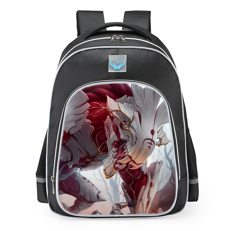 Smite Fenrir Crimson Creature Skin School Backpack
