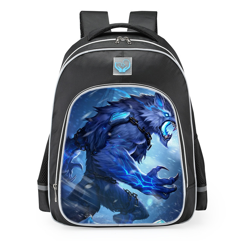 Smite Fenrir Frostfang Skin School Backpack
