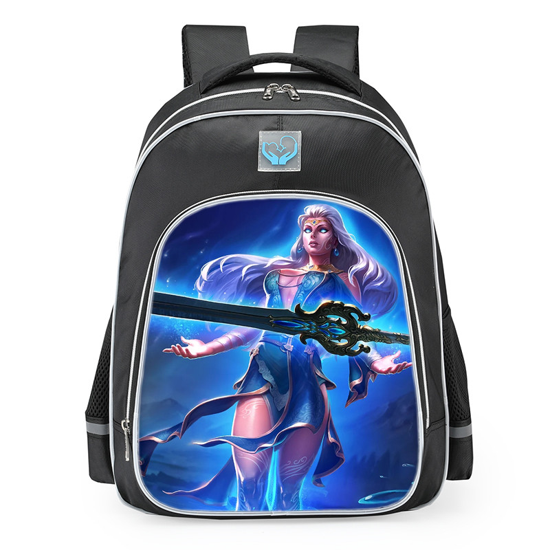 Smite Freya Lady Of The Lake Skin School Backpack
