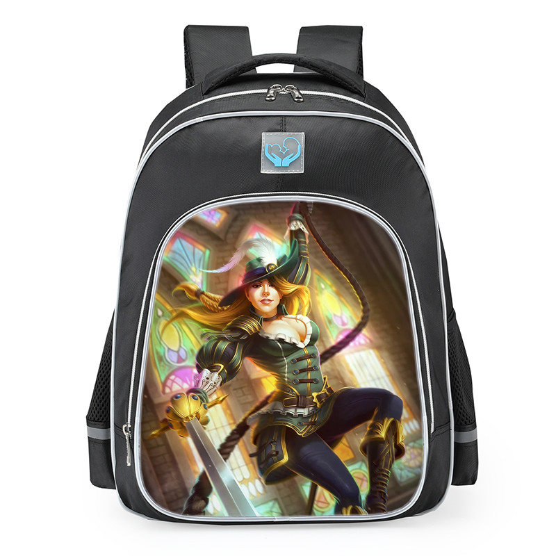 Smite Freya All For One Skin School Backpack