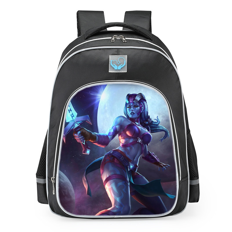 Smite Freya Ordo Aurora Skin School Backpack
