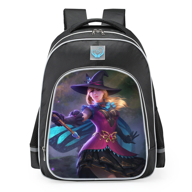 Smite Freya Witching Hour Skin School Backpack