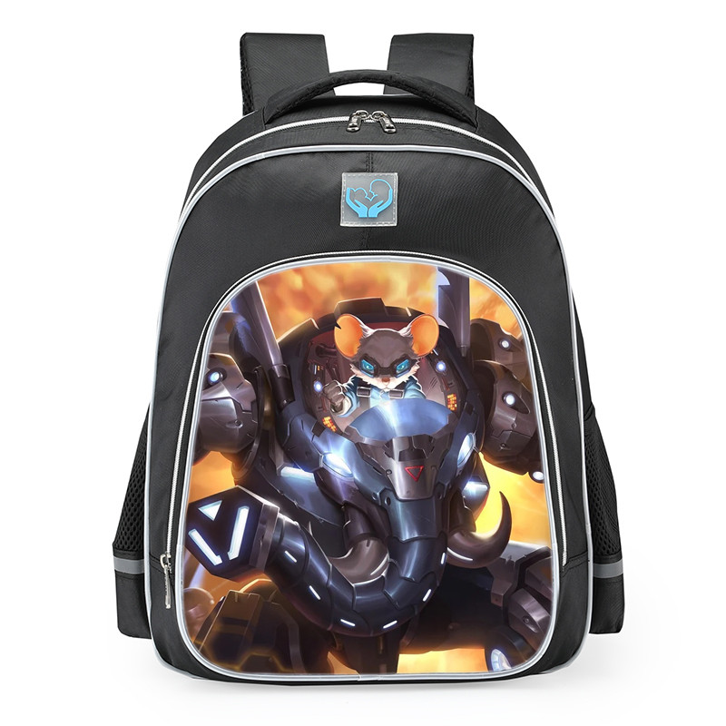 Smite Ganesha Mouse Force Skin School Backpack