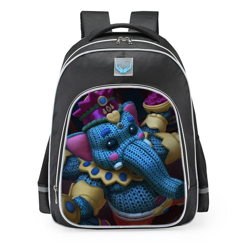 Smite Ganesha Plushie Skin School Backpack