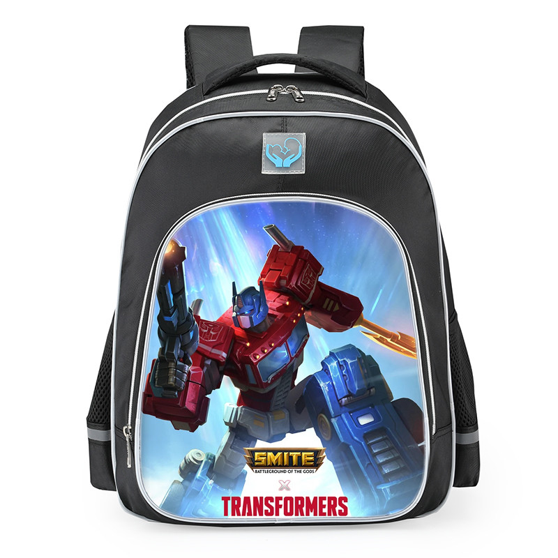 Smite Geb Optimus Prime Skin School Backpack