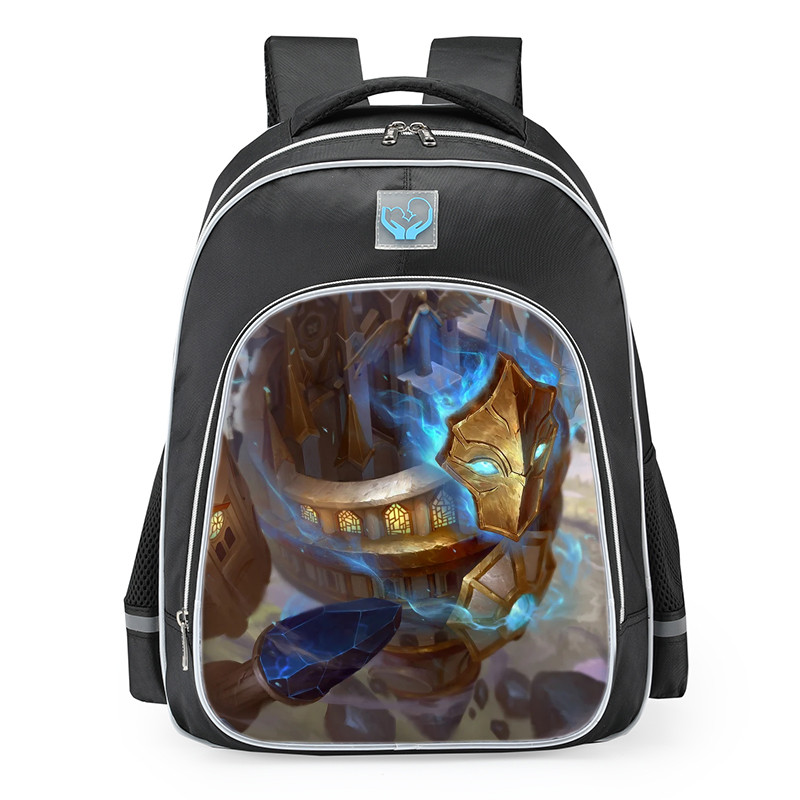 Smite Geb Sacred Grounds Skin School Backpack