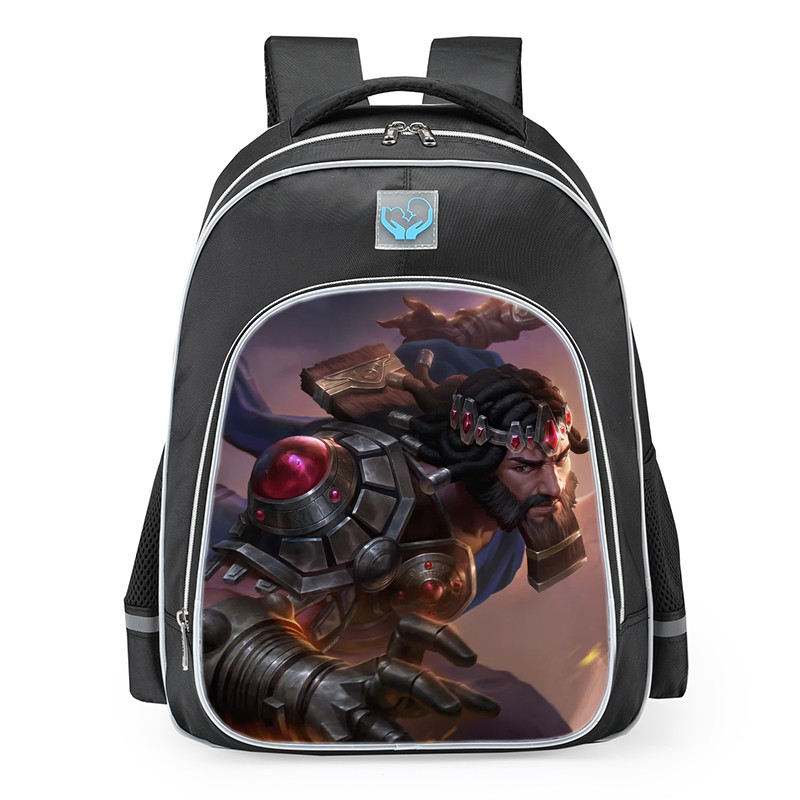 Smite Gilgamesh Ascended Skin School Backpack