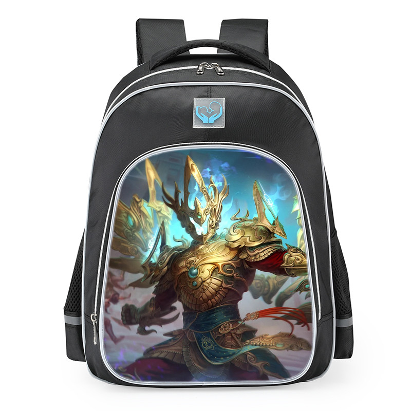 Smite Gilgamesh Divine Wind Skin School Backpack