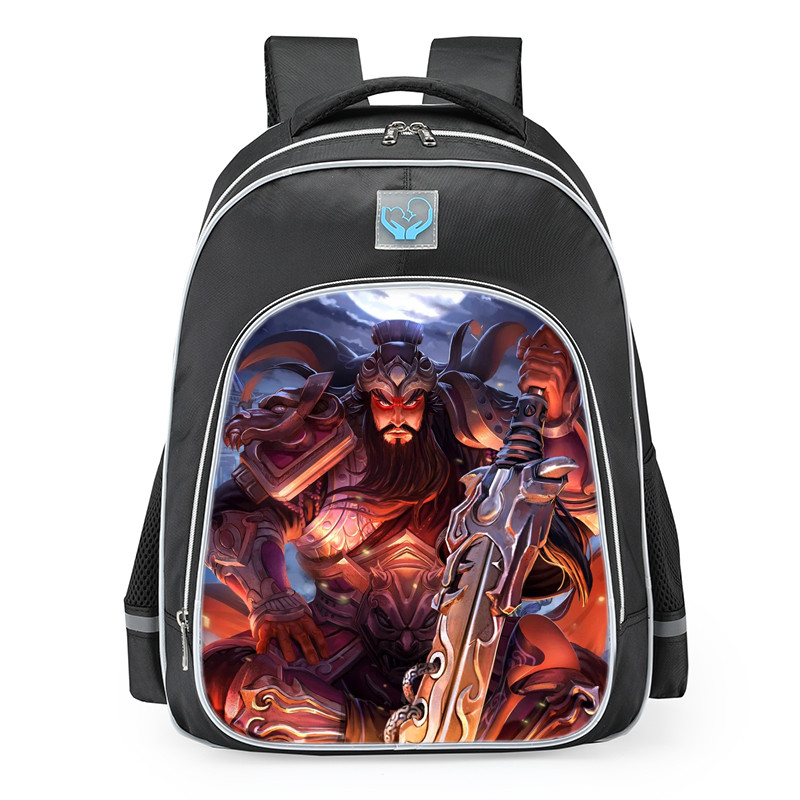 Smite Guan Yu Convention 2014 Skin School Backpack