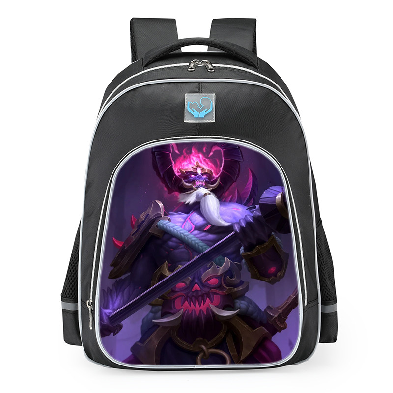 Smite Guan Yu Infernal Beast Skin School Backpack