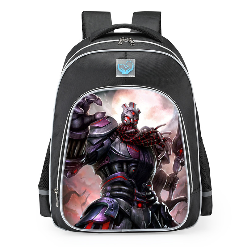 Smite Guan Yu Grim Horseman Skin School Backpack