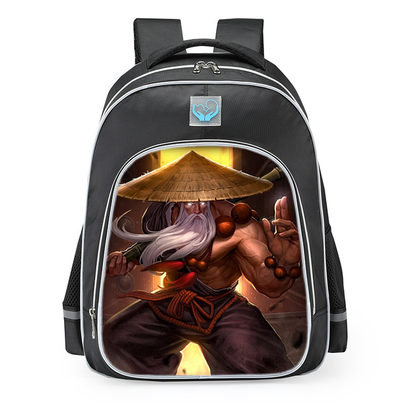 Smite Guan Yu Master Guan Fu Skin School Backpack