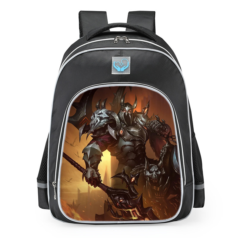 Smite Guan Yu The Shadow Skin School Backpack