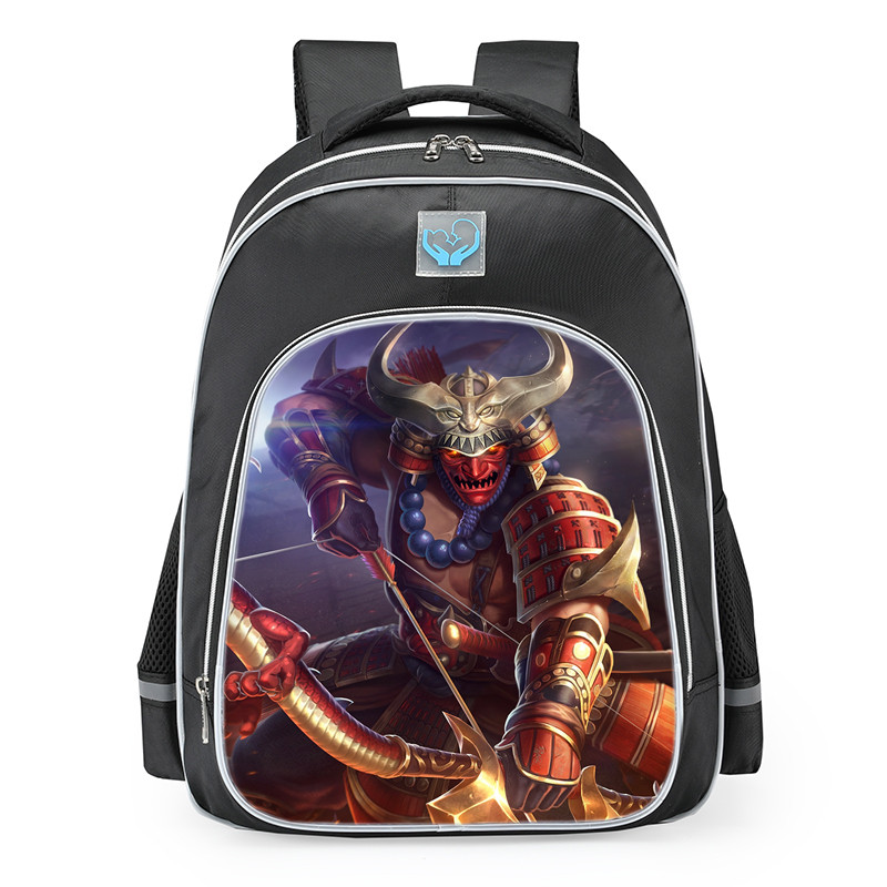 Smite Hachiman School Backpack