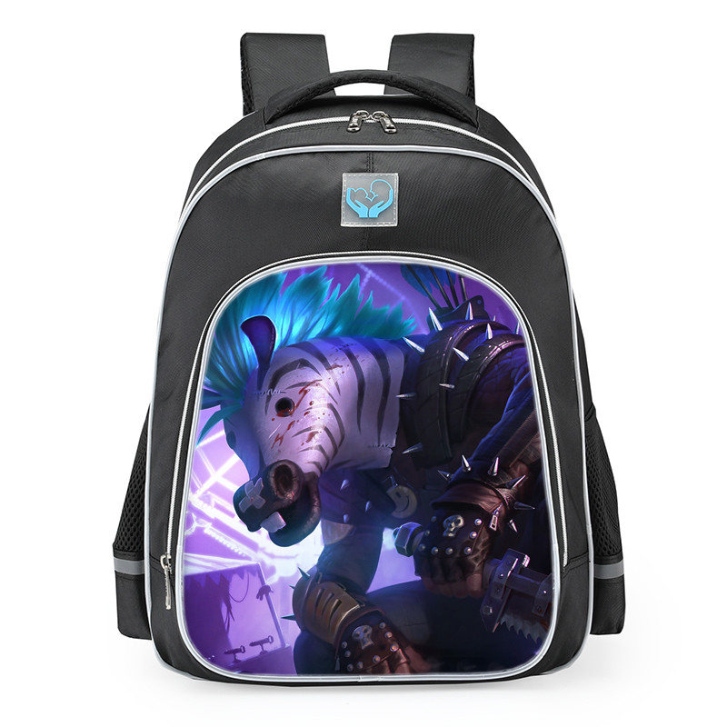 Smite Hachiman Fun Pocalypse Skin School Backpack