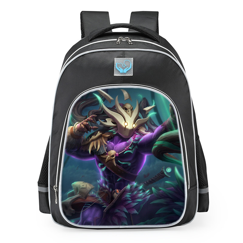 Smite Hachiman Shadow Hunter Skin School Backpack