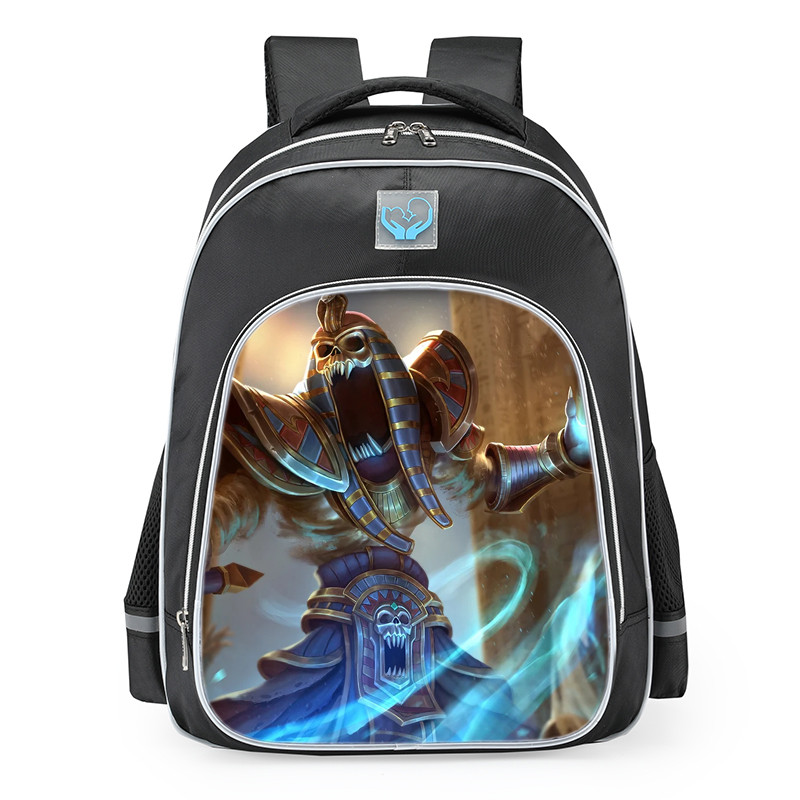 Smite Hades Cursed Pharaoh Skin School Backpack