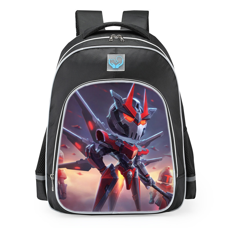 Smite Hades Doom Bot Skin School Backpack