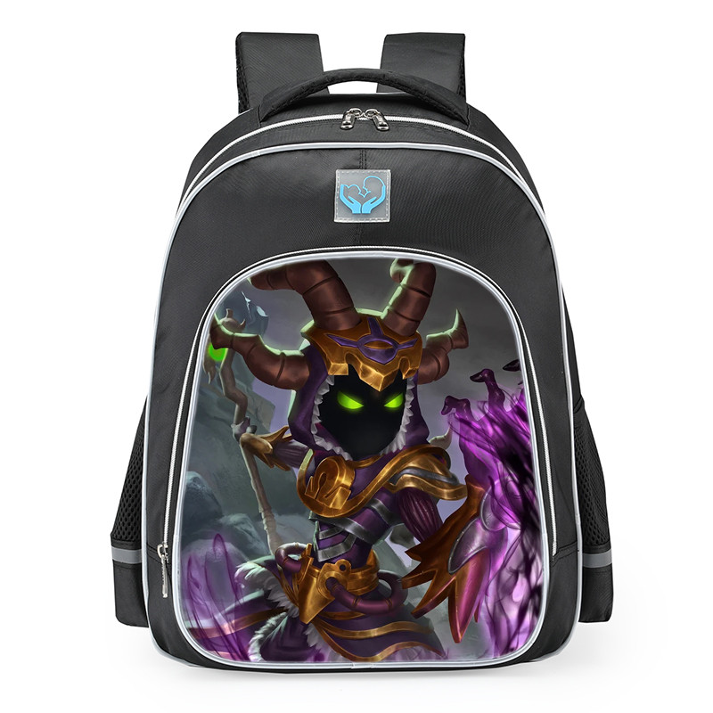Smite Hades Heebee Chibi Skin School Backpack