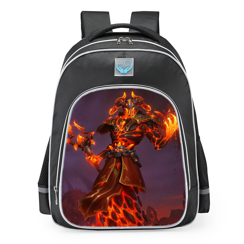 Smite Hades Ragnarok Skin School Backpack