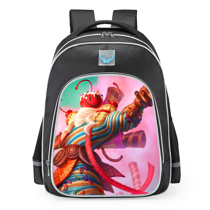 Smite He Bo Rocky Road Skin School Backpack