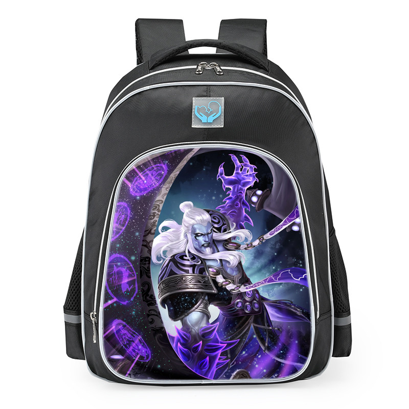 Smite He Bo Infinity Wave Skin School Backpack