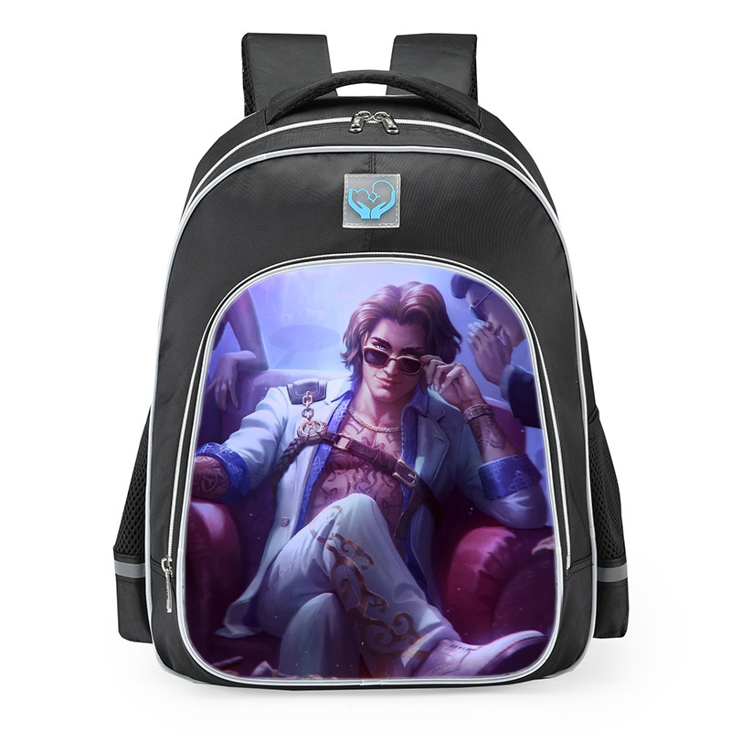 Smite Heimdallr Valhalla Vice Skin School Backpack