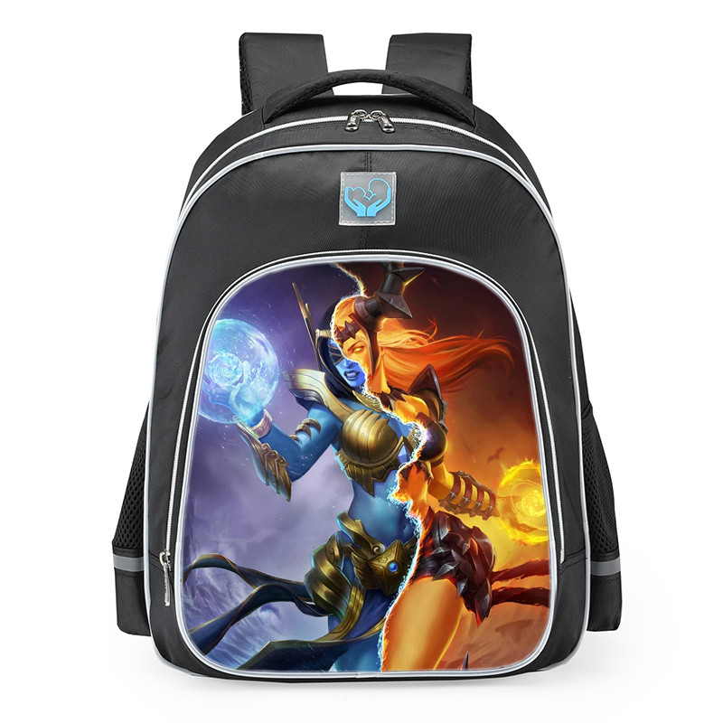 Smite Hel Order And Chaos Skin School Backpack