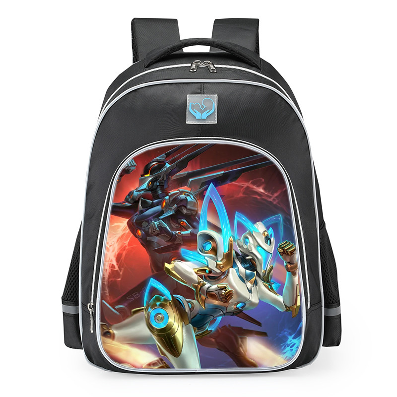 Smite Hel Dual Tech Skin School Backpack