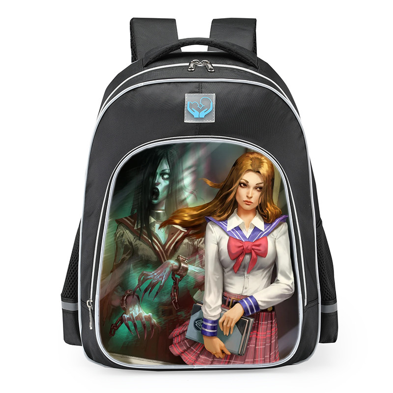 Smite Hel Expelled Skin School Backpack